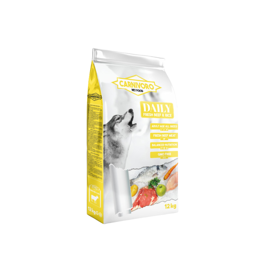Carnívoro Daily Ternera, Pollo y Arroz 12kg