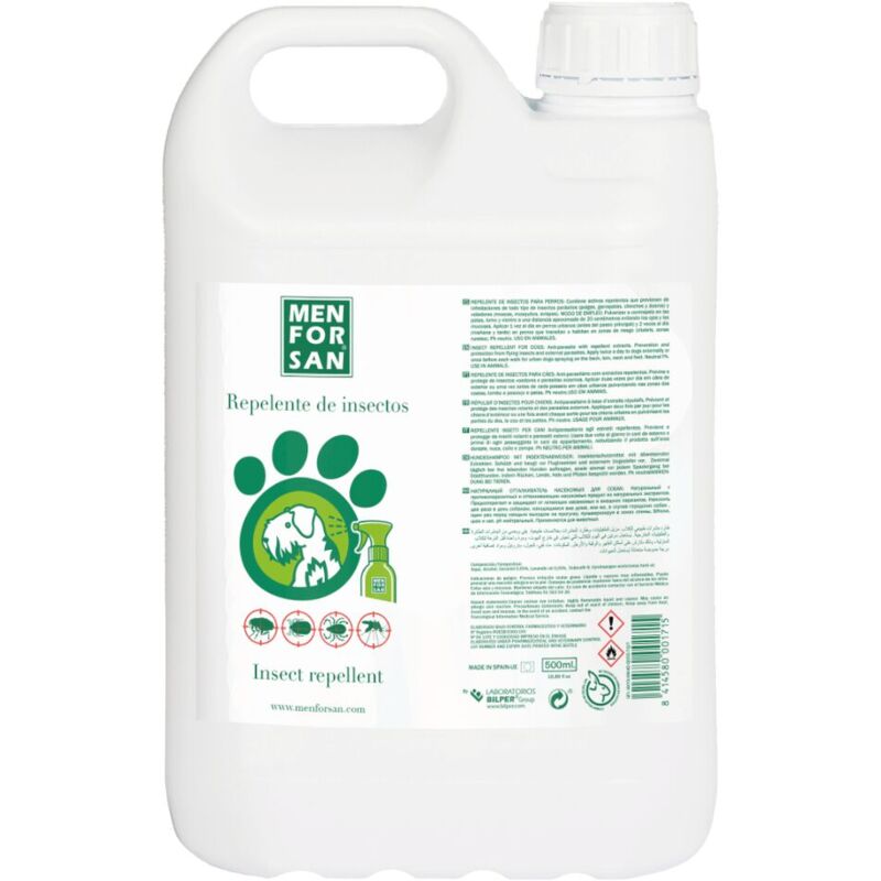 Menforsan Repelente natural de insectos con citronela 5 L