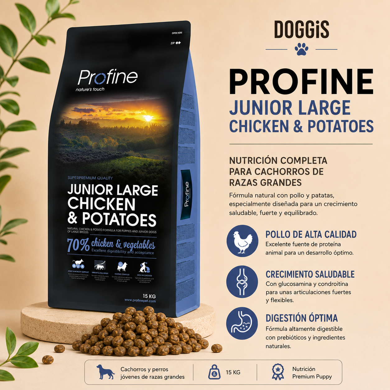 PROFINE JOVEN GRANDE POLLO Y PATATAS