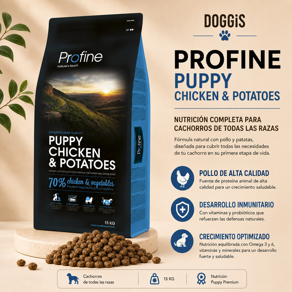 PROFINE CACHORRO POLLO Y PATATAS