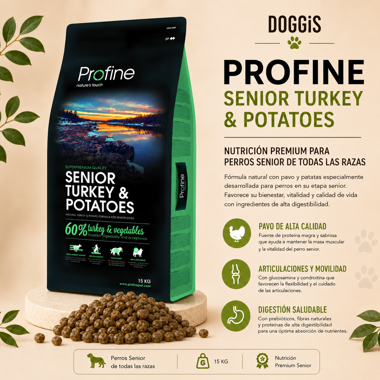 PROFINE SENIOR PAVO Y PATATAS