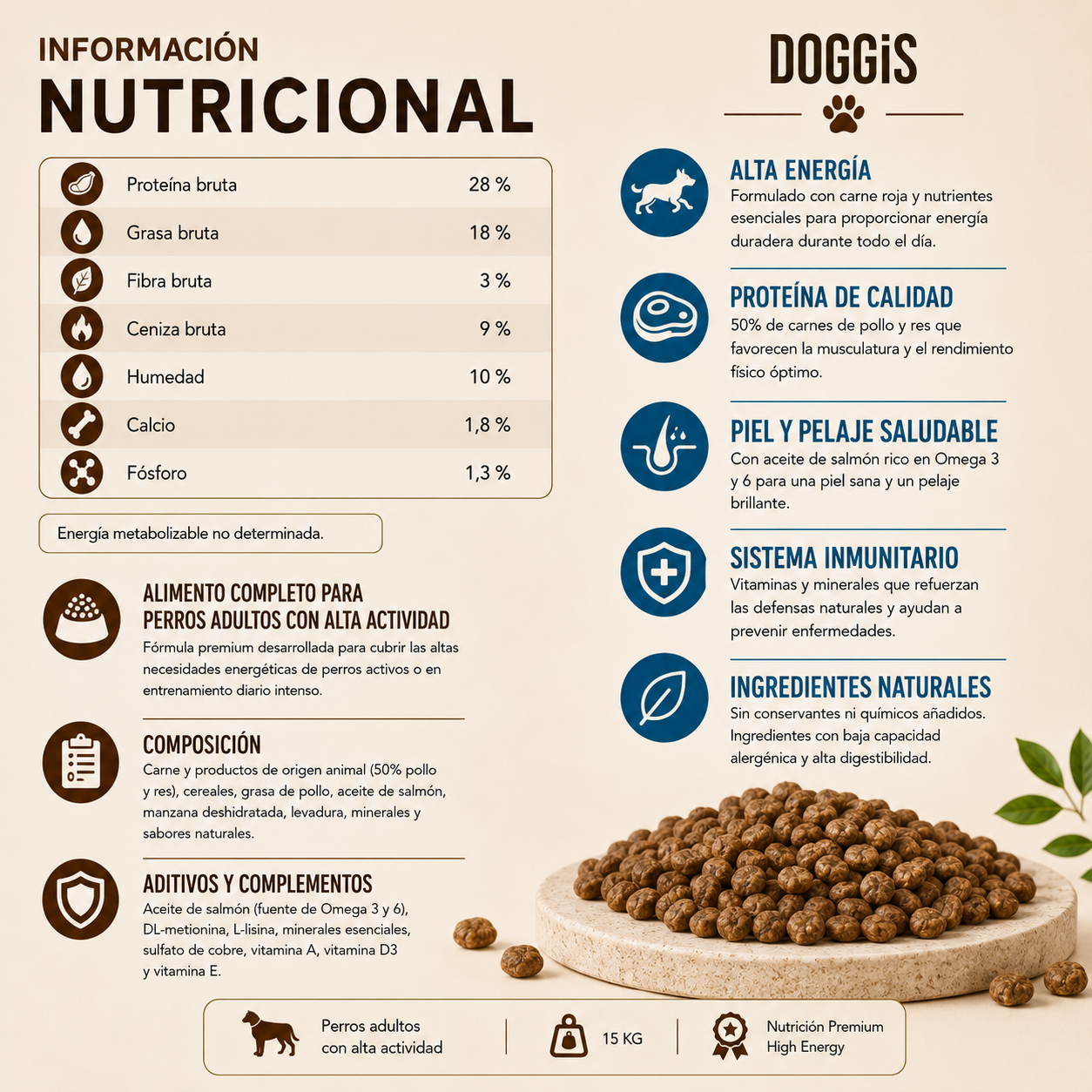 Country Dog Food Energy 15Kg