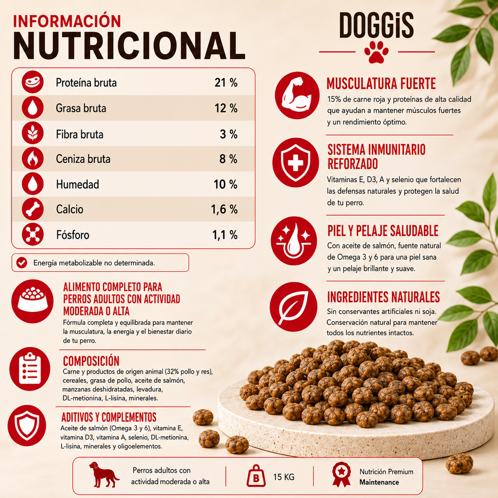 Country Dog Food Maintenance 15Kg