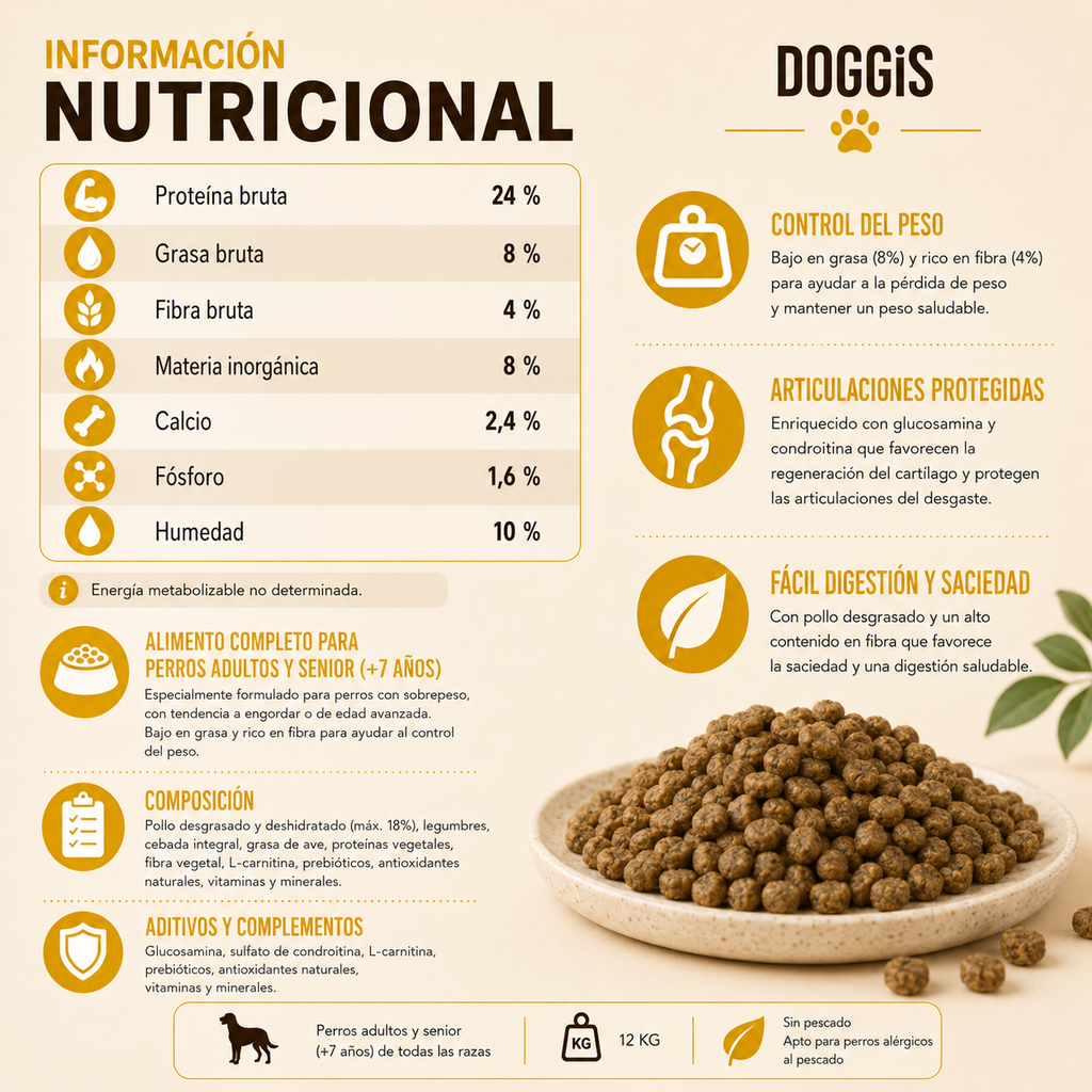 Carnivoro Light Pollo Desgrasado 15kg