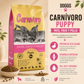 Carnívoro Puppy pollo, pavo y pato para cachorros 15kg