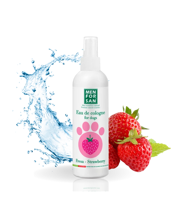 Menforsan Agua de colonia Fresa para perros 125 ml