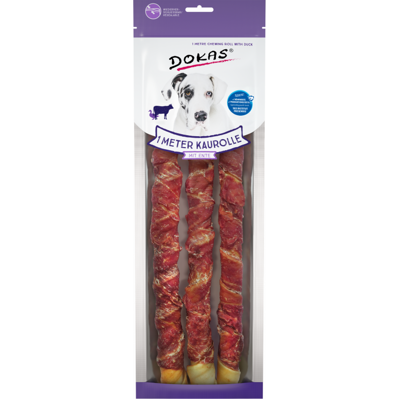 Dokas Stick Masticable Con Pato ( =1mt)