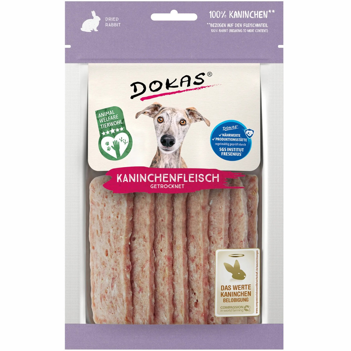 Dokas Tiras De Conejo Deshidratadas