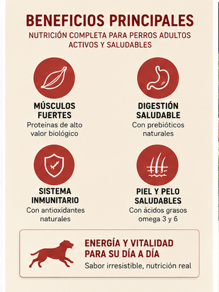 Beneficios de Fitmin Adult Beef