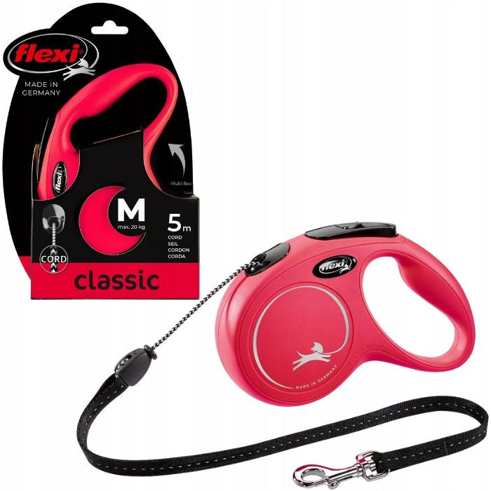 Flexi New Classic Cordón Rojo M 5m