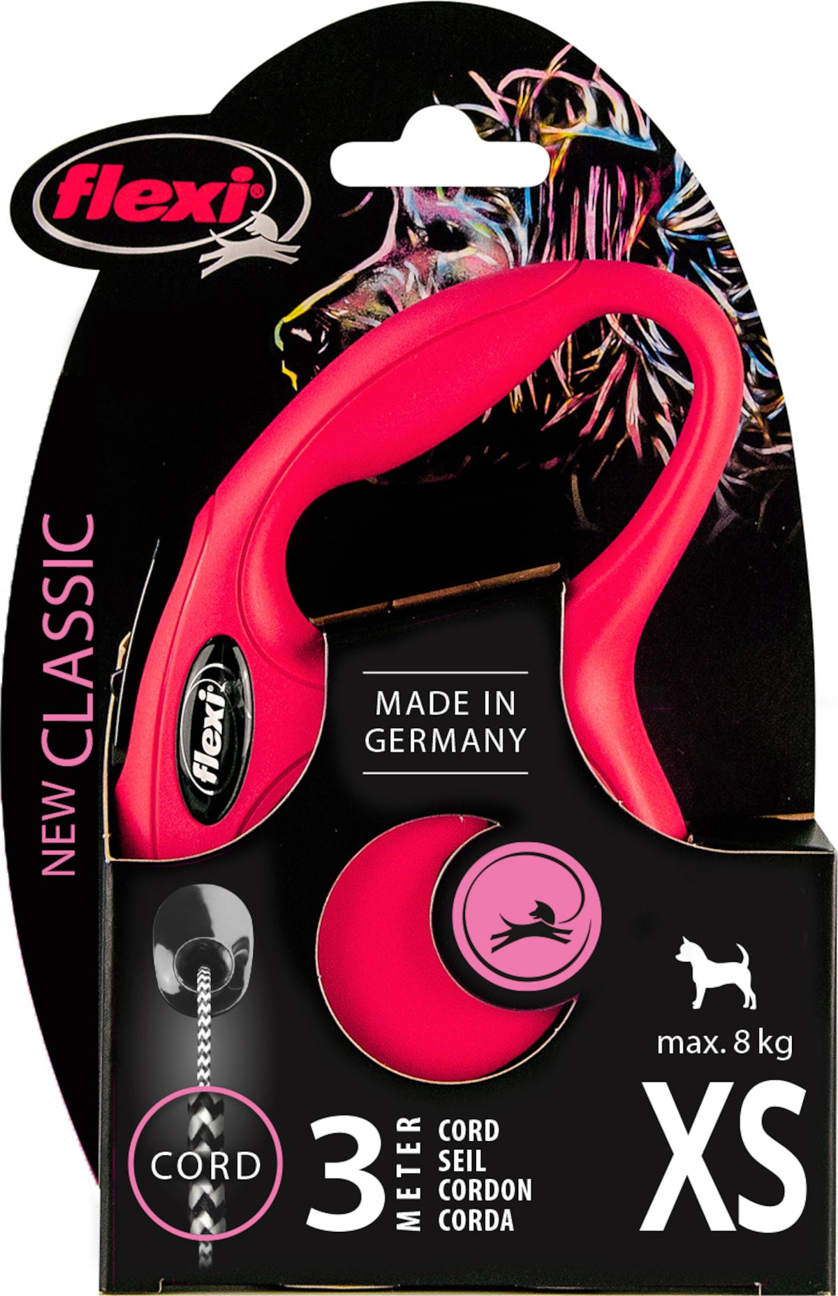 Flexi New Classic Cordón Rojo XS 3m
