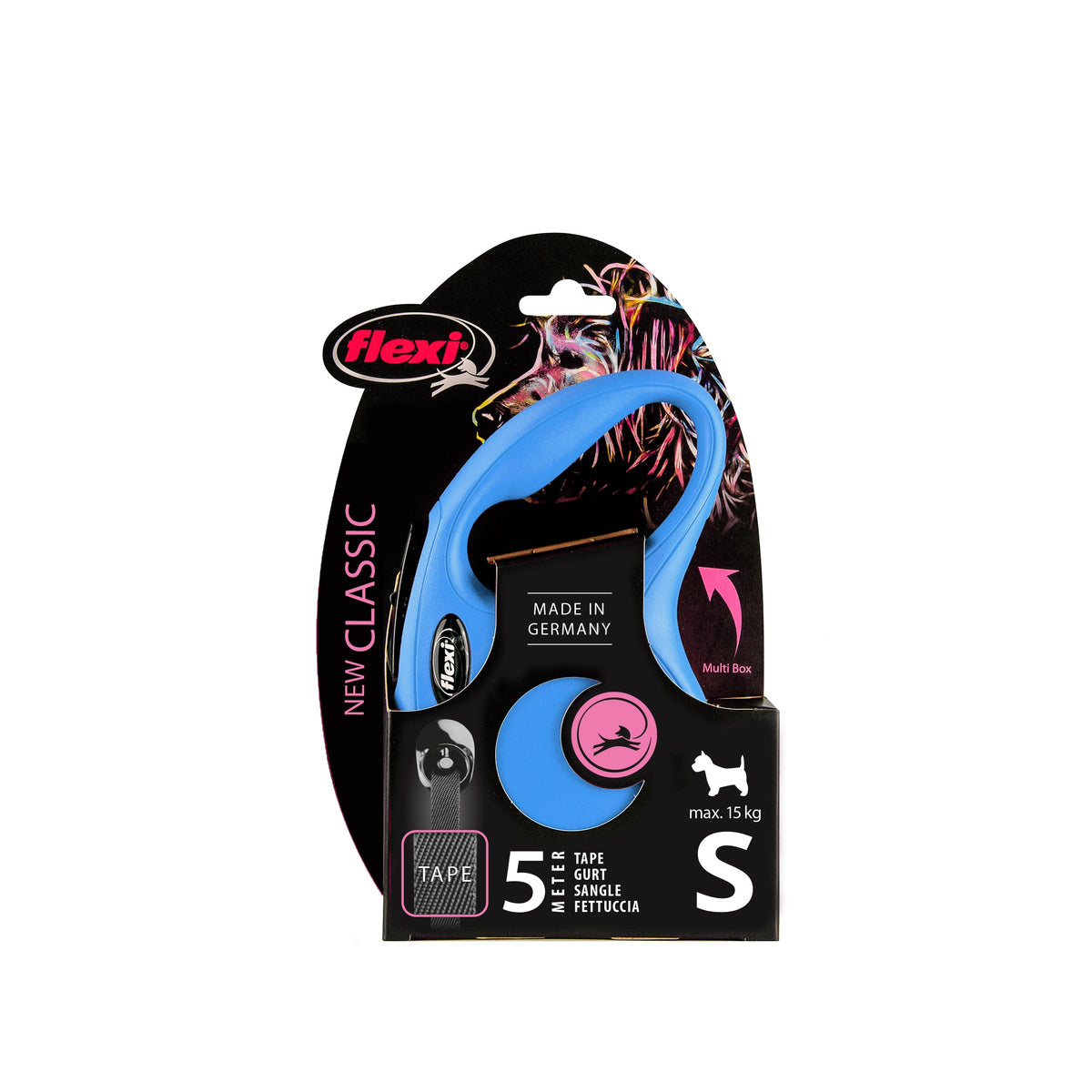 Flexi New Classic Cinta Azul S 5m