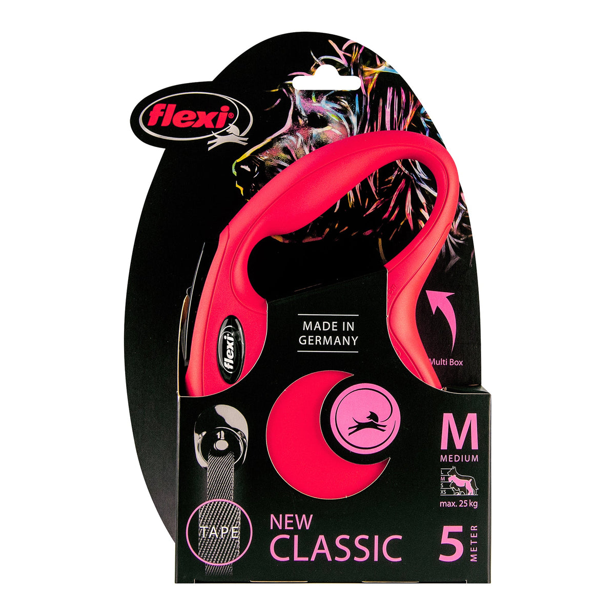 Flexi New Classic Cinta Rojo M 5m