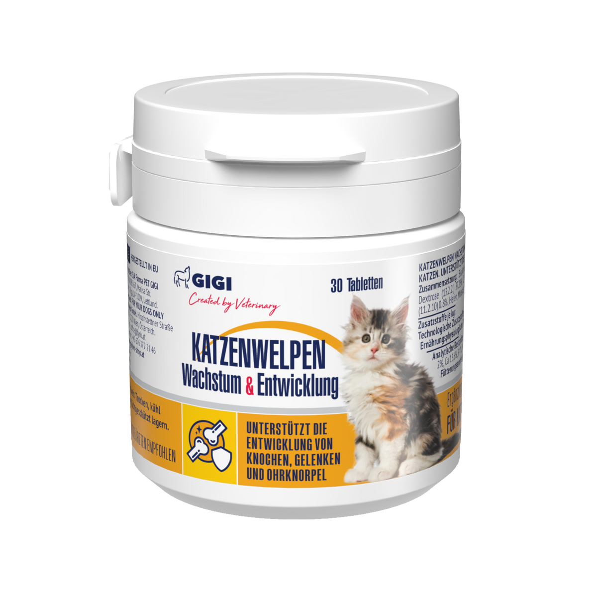 GIGI Kitten Growth & Support 30 tabletas