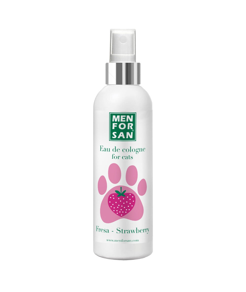 Menforsan Agua de colonia Fresa para gatos 125 ml