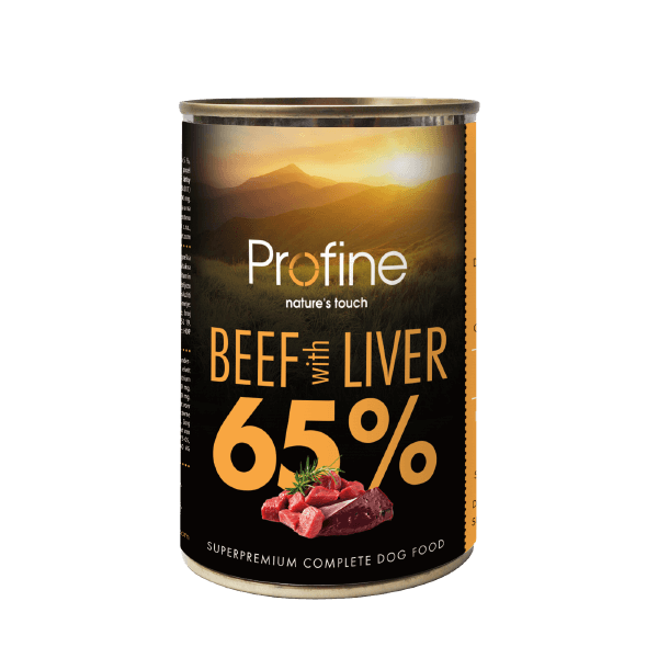 Profine lata 65% Beef with Liver 400 g
