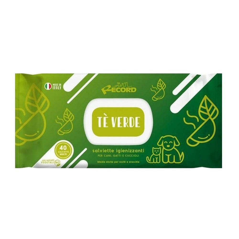 Record Toallitas Té Verde 40 unidades